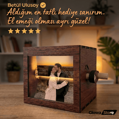 Kişiye Özel Işıklı Sonsuz Fotoğraf Kutusu - Glowa Store