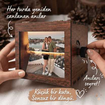 Kişiye Özel Işıklı Sonsuz Fotoğraf Kutusu - Glowa Store