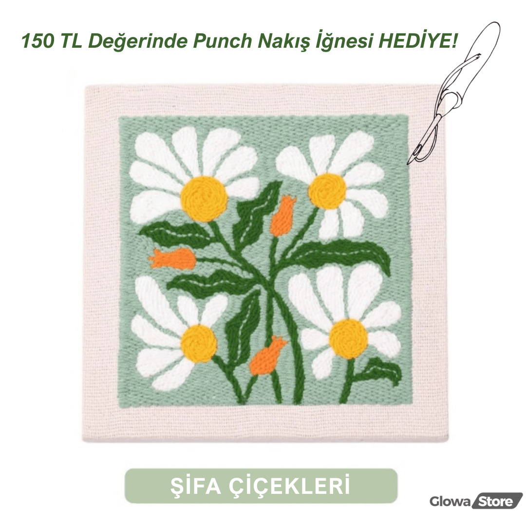 Şifaa™ – Huzur Veren Punch Nakış Kiti - Glowa Store