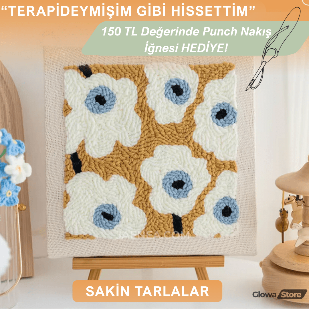 Şifaa™ – Huzur Veren Punch Nakış Kiti - Glowa Store