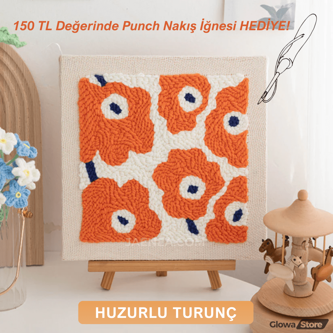 Şifaa™ – Huzur Veren Punch Nakış Kiti - Glowa Store
