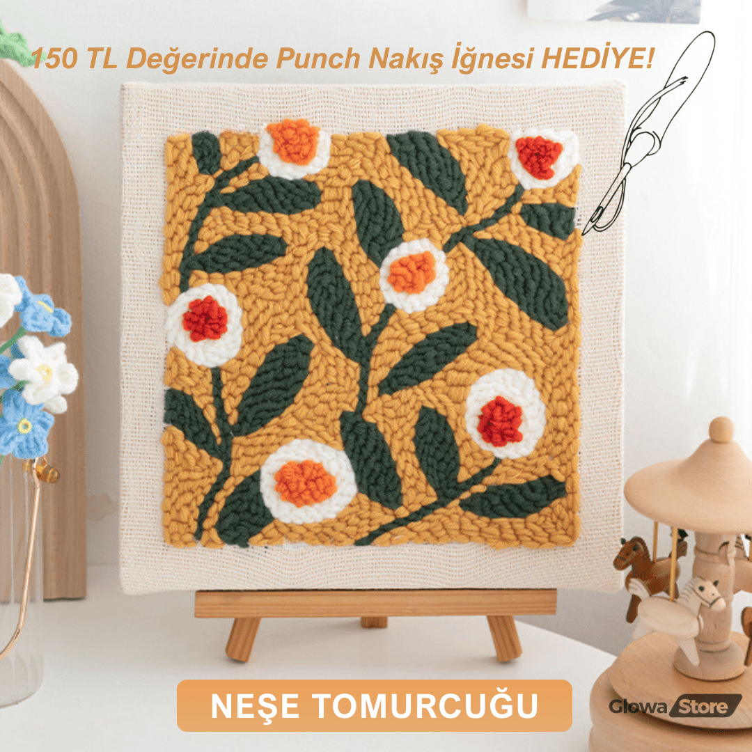 Şifaa™ – Huzur Veren Punch Nakış Kiti - Glowa Store