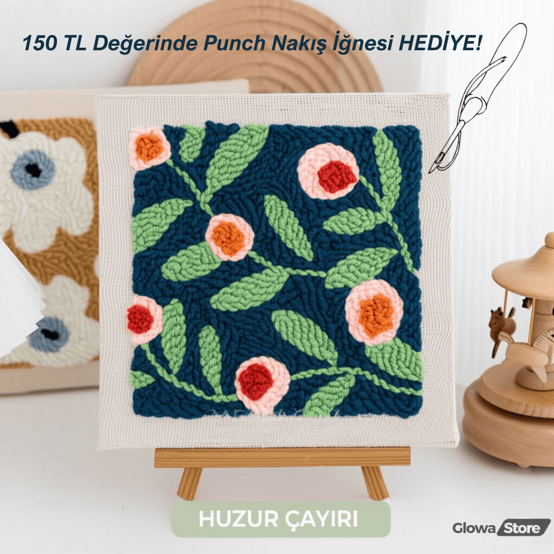 Şifaa™ – Huzur Veren Punch Nakış Kiti - Glowa Store
