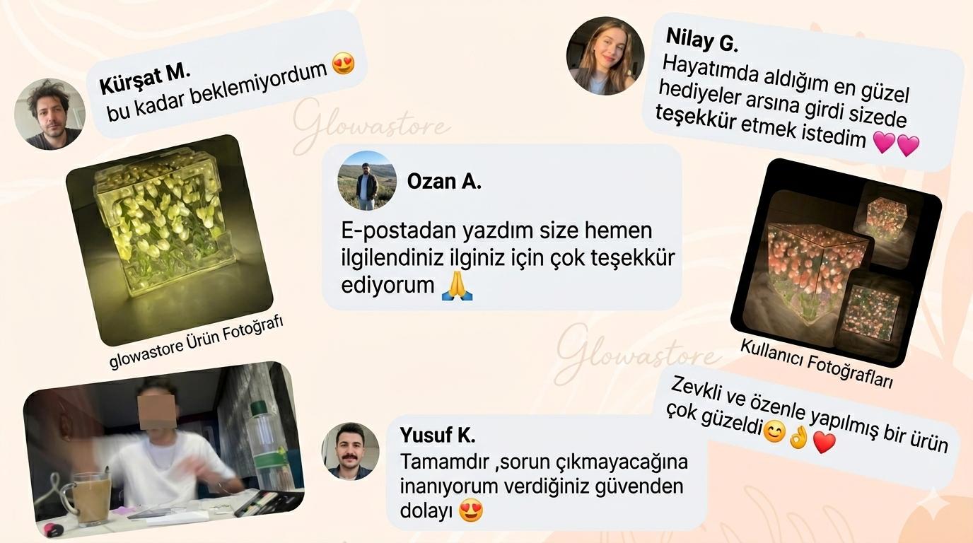 Sonsuz Fotoğraf Kutusu müşteri yorumları kolajı